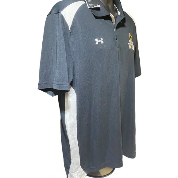Brand new Under Amour LG loose heat gear black polo. - Picture 3 of 7